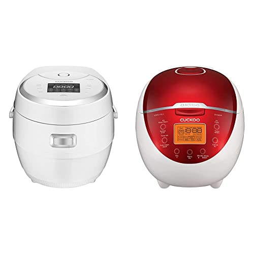 CUCKOO CR-1020F | 10-Cup (Uncooked) Micom Rice Cooker | 16 Menu Options: White Rice, Brown Rice & More, Nonstick Inner Pot, Designed in Korea | White