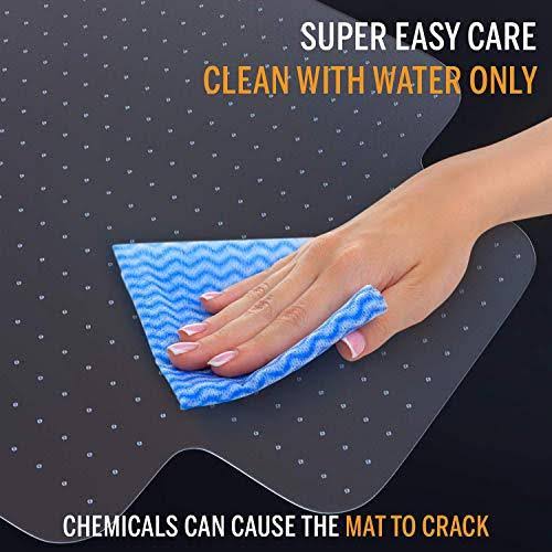 Office Chair Mat for Carpeted Floors - Heavy Duty (Unbreakable)