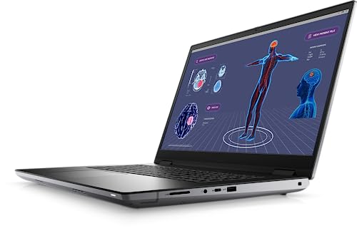 Mavark New Precision 7780 AI-Ready Data Science Workstations Laptop 128 GB Ram 13th Gen i9-13950HX vPro RTX 5000 Ada 16GB 17.3" 4K UHD120Hz, Anti-Glare Win 11 Pro