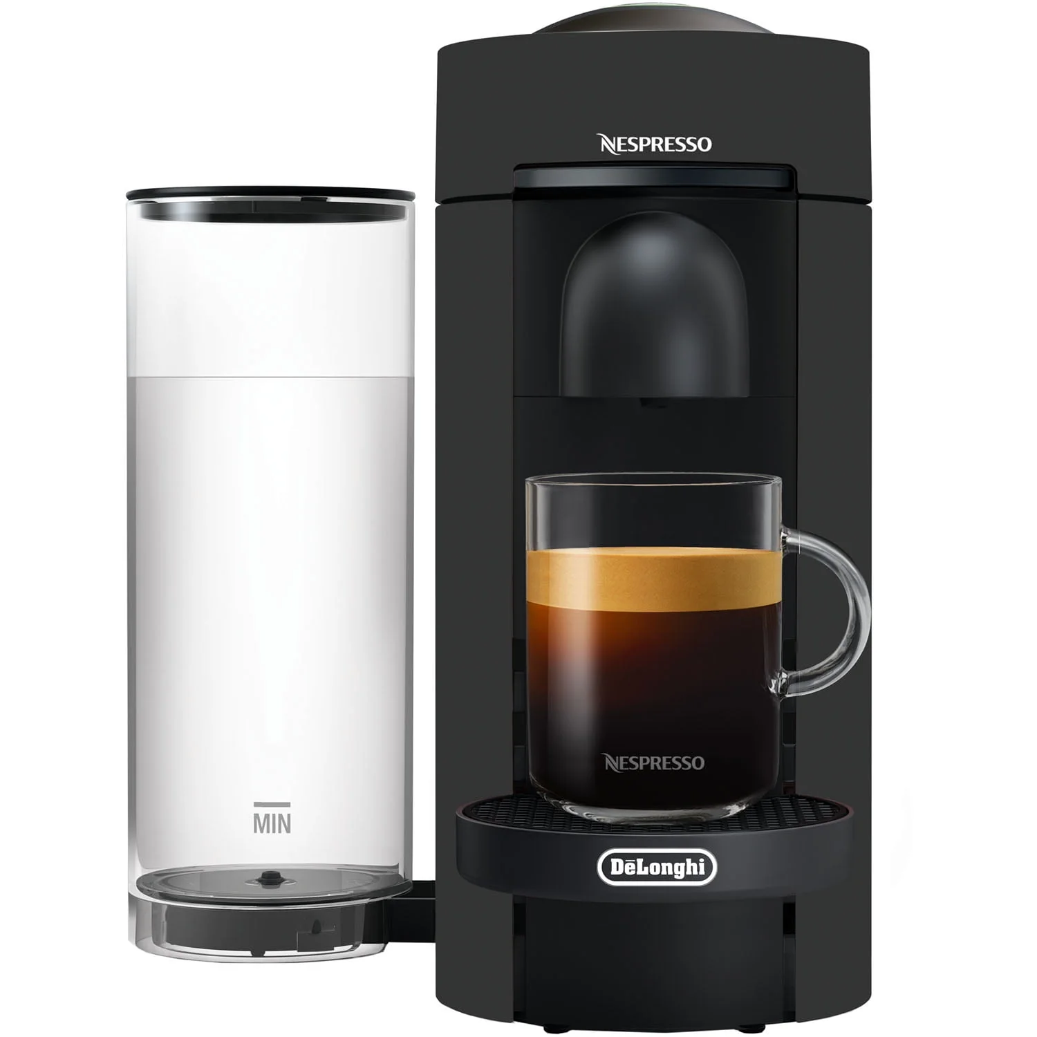 Nespresso Vertuo Plus Coffee and Espresso Machine by De'Longhi with Aeroccino, Limited Edition, Black Matte