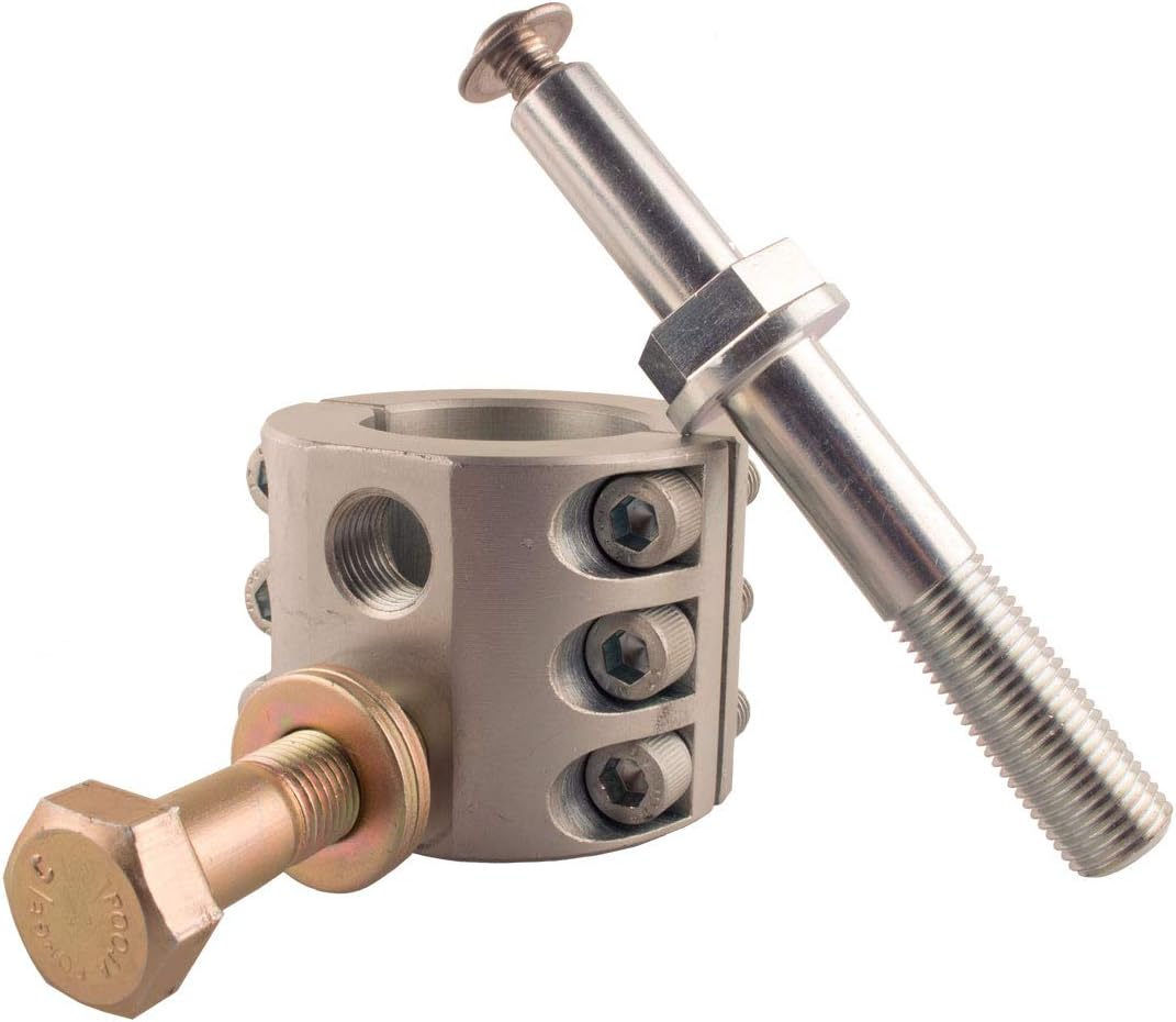 JL/JLU/JT Steering Stabilizer Relocation Kit by Synergy MFG (1 5/8 Dia. (OEM Tie Rod))