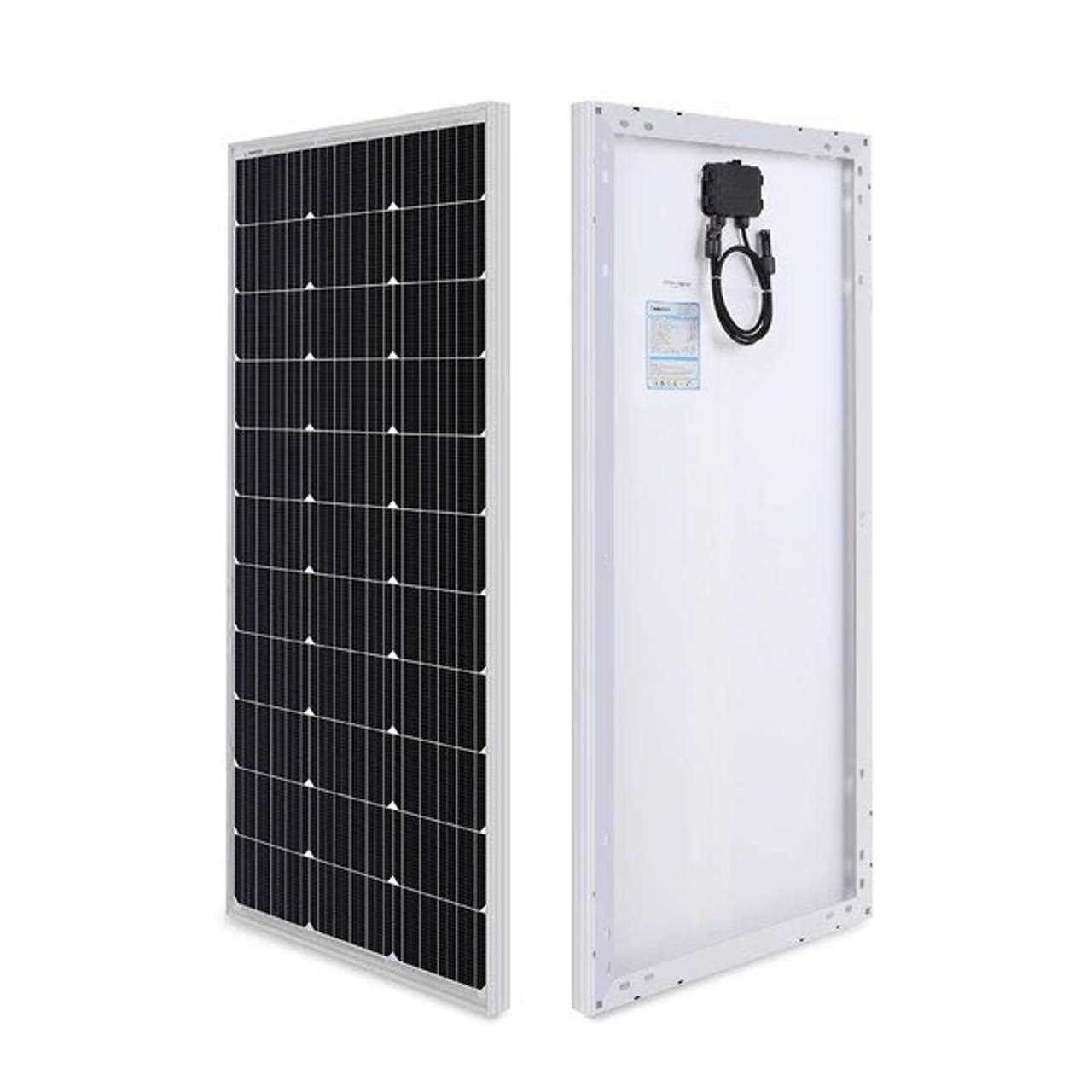 Renogy 100W 12V Monocrystalline Solar Starter Kit w/Wanderer 10A Charge Controller - Shop Hardware Tools Online Store