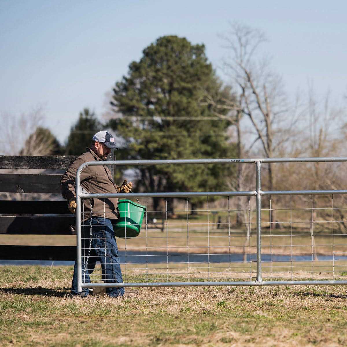 Tarter Galvanized Wire Filled Tube Gate - Shop Hardware Tools Online Store