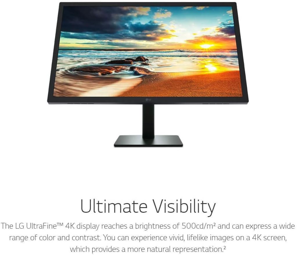 LG 22MD4KA-B UltraFine 4K Display 21.5" UHD 4096x2304 4xUSB-C