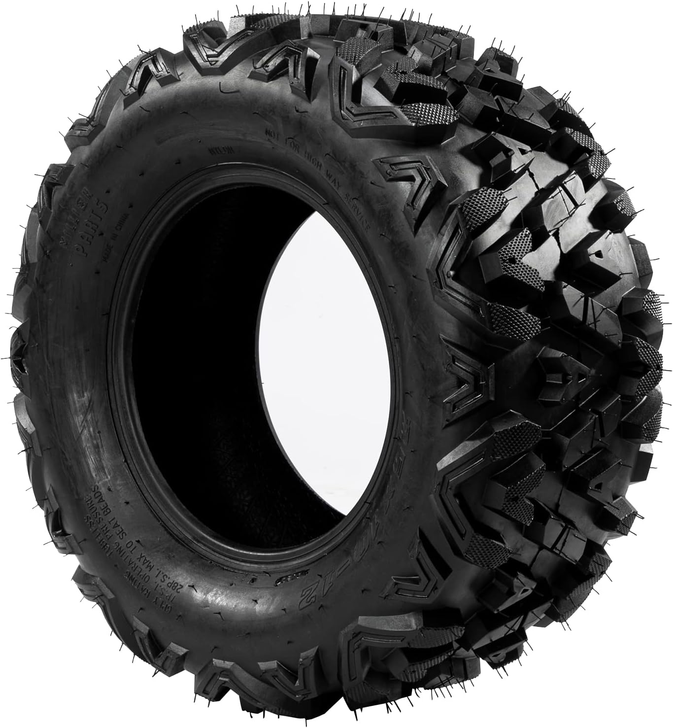 Motorhot 2PCS 26x11-12 ATV/UTV 6 PLY Rear Tires, 26x11x12 26-11/12 Tubeless Tires
