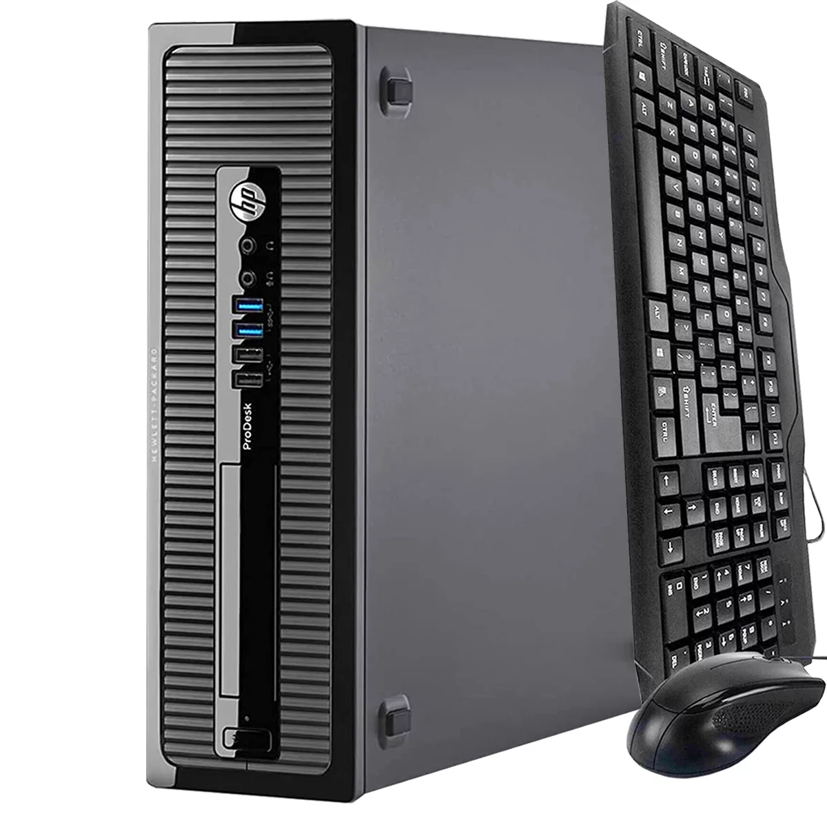HP ProDesk 400 G1 SF Dual Core 3.4Ghz 8GB 256GB SSD Windows 10 PRO Desktop Computer PC