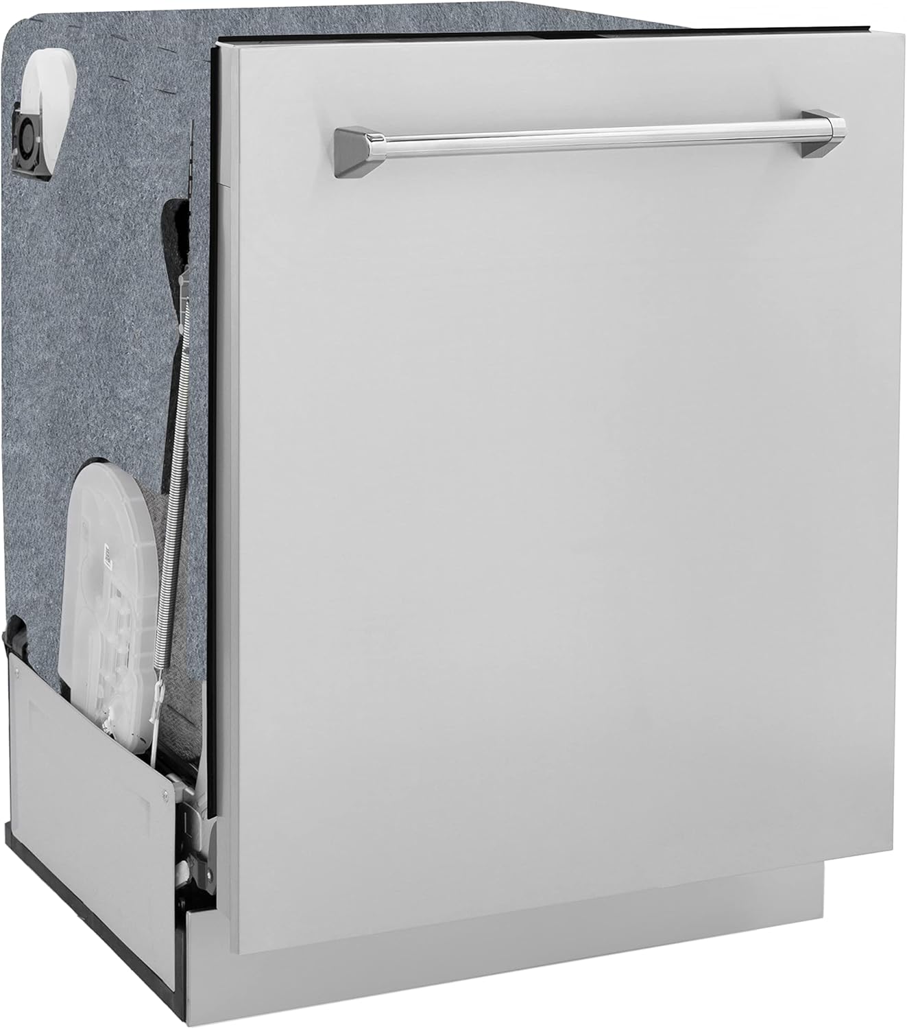 ZLINE 24" Monument Series 3rd Rack Top Touch Control Dishwasher in Stainless Steel with Stainless Steel Tub (DWMT-304-24)