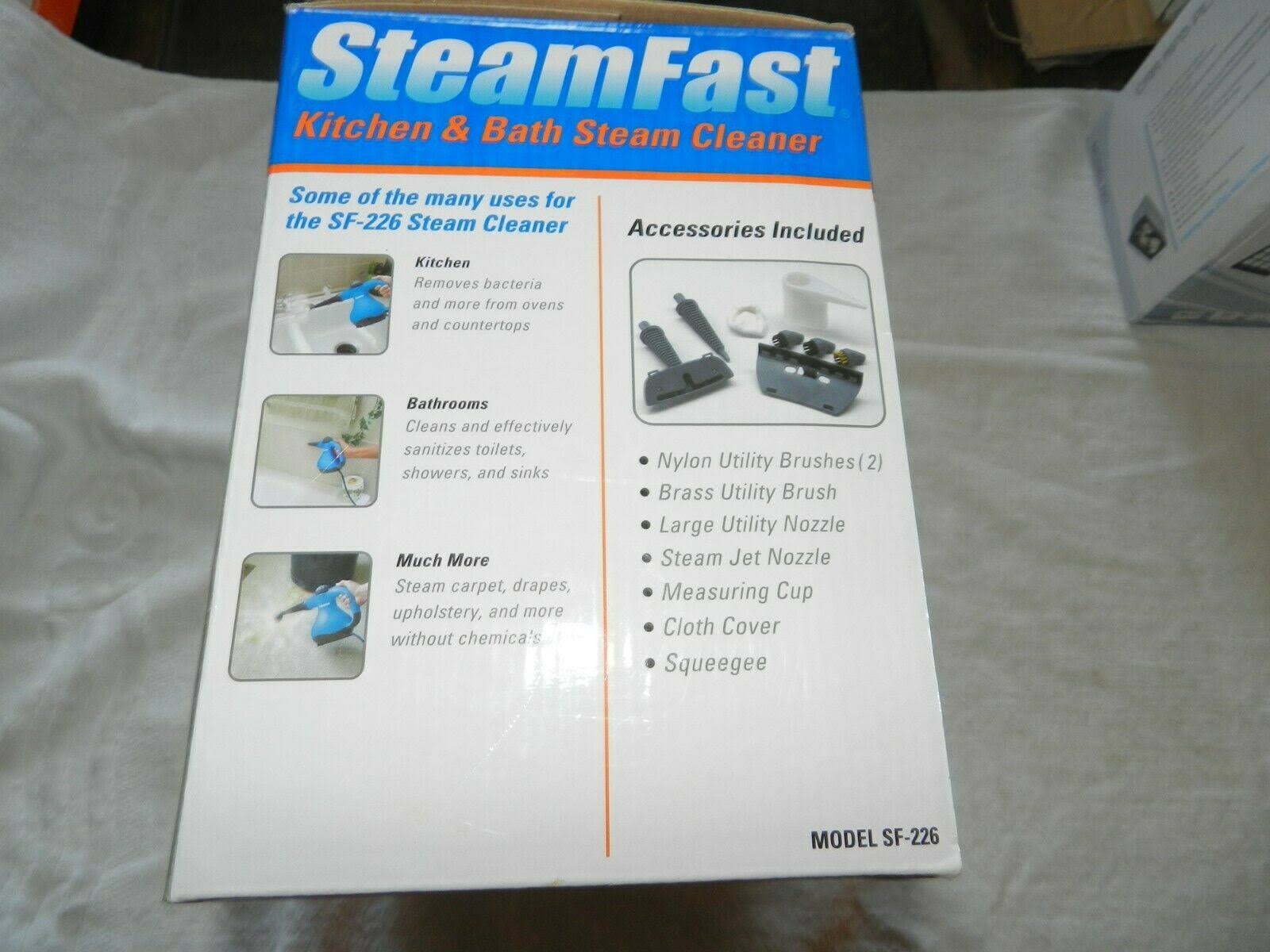 Steamfast SF-226 Kitchen Bath Steam Cleaner Sanitizer Kit Attachments