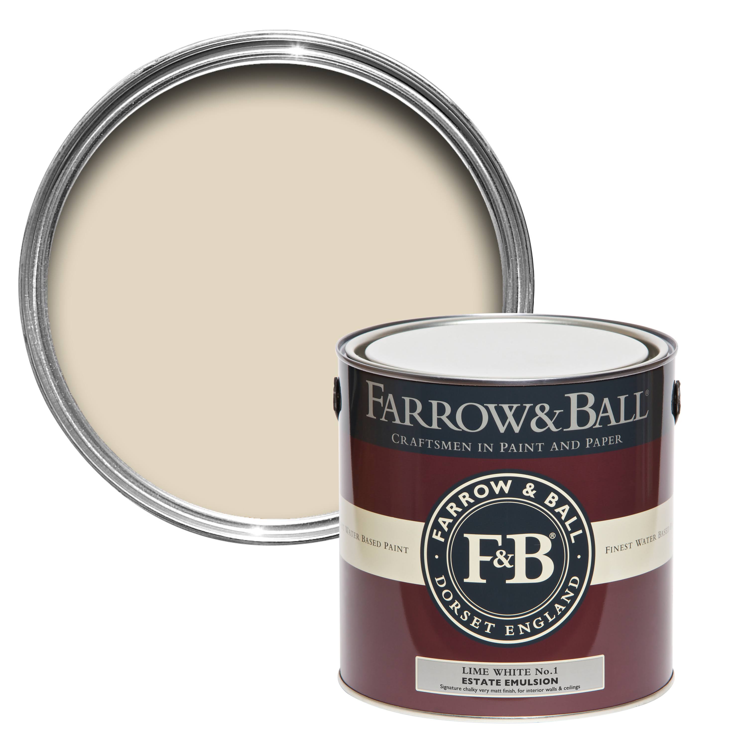 Farrow u0026 Ball Lime White Paint US Gallon Modern Emulsion No.1