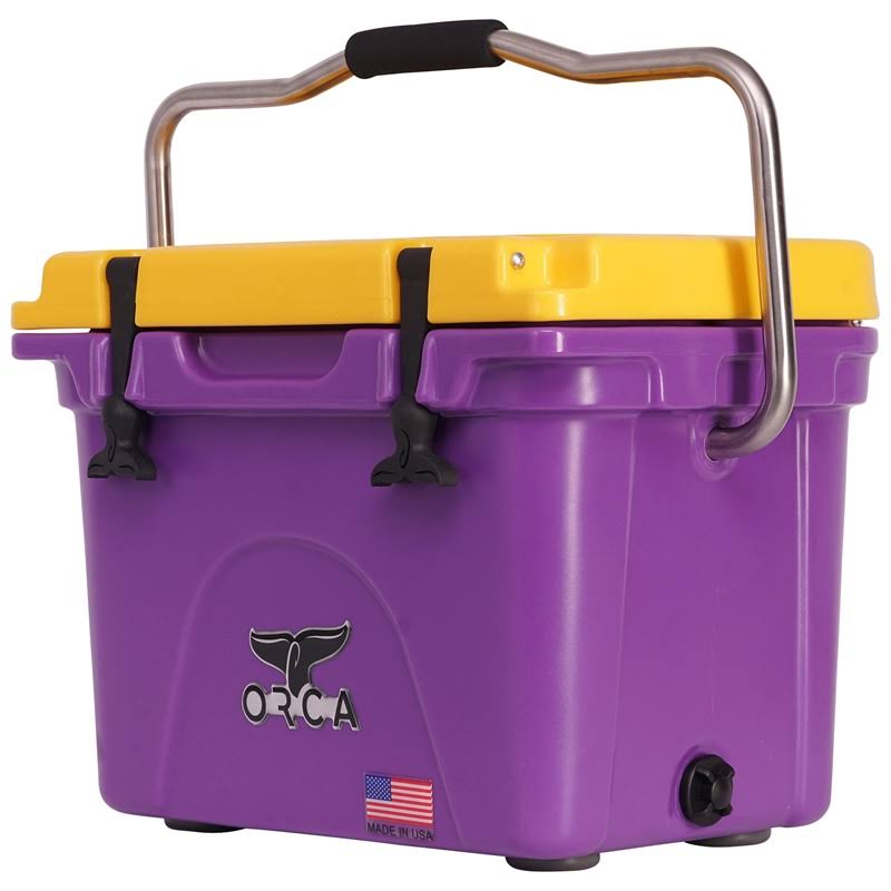 Orca 26-Quart Cooler - Purple/Gold