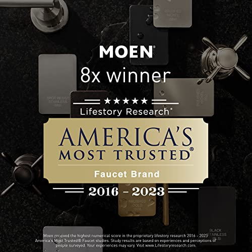 Moen 87014SRS Essie Pull-Down Sprayer Kitchen Faucet in Spot Resist Stainless with Soap Dispenser