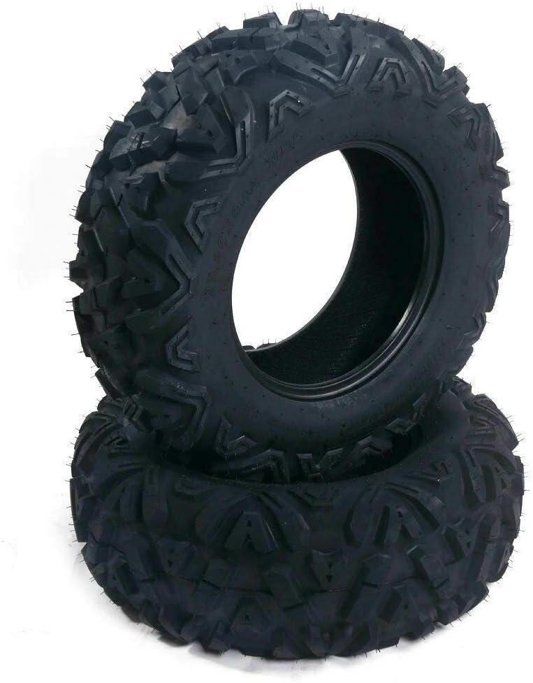 TRIBLE SIX Set of 2 ATV UTV Tires 27x9-12 279-12 12" All-Terrain Tubeless Sports 6PR Tires LRC
