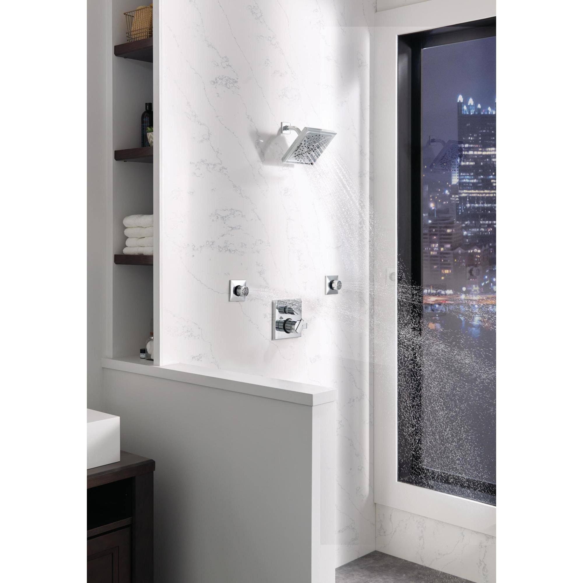 Delta T27867-RB Ara Angular Modern Monitor 17 Series Valve Trim with 3-Setting Integrated Diverter Venetian Bronze