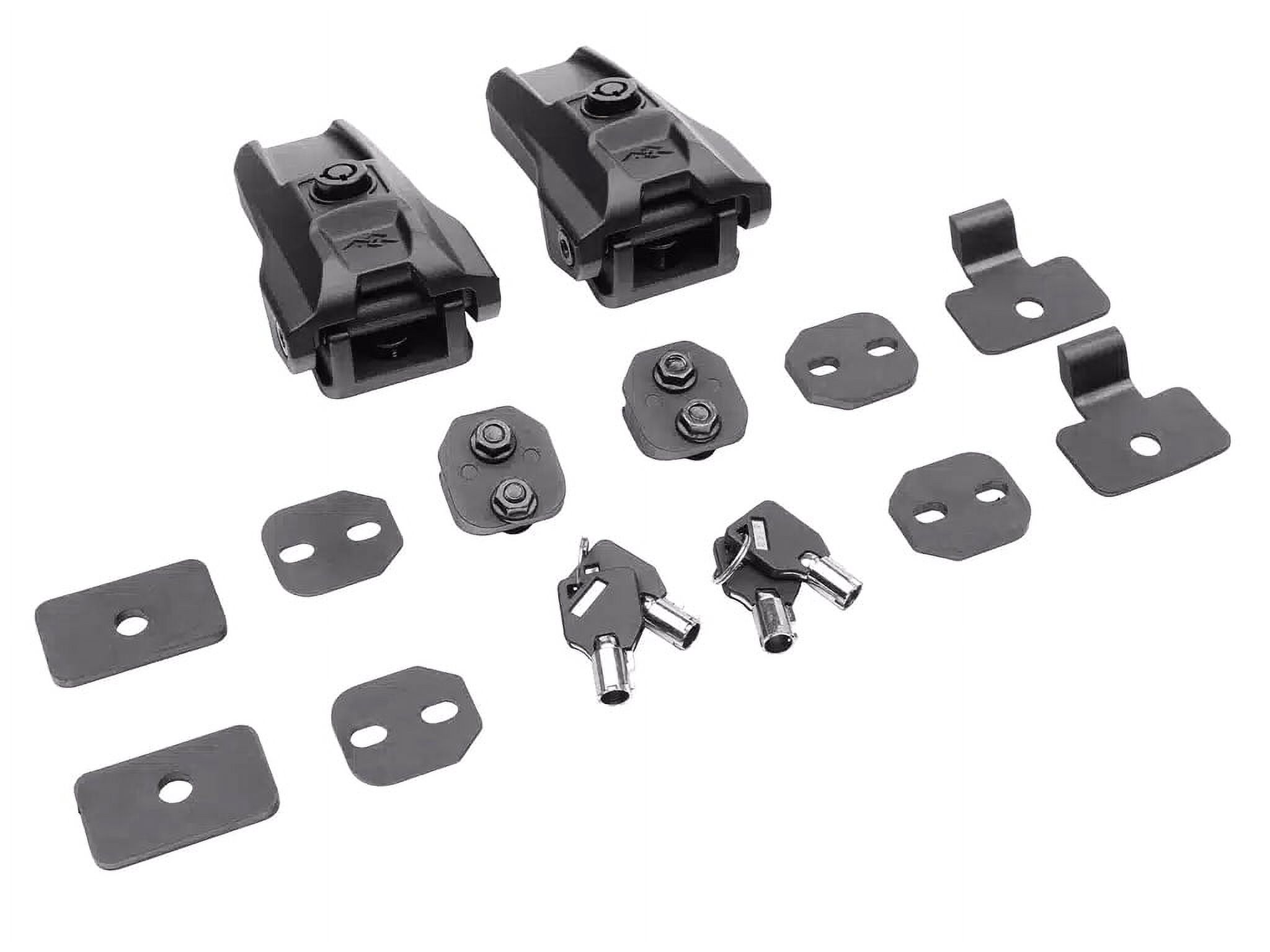 Rugged Ridge by RealTruck | 11210.32 Hood Catch Kit Compatible with 2018-2023 Gladiator Wrangler (JL) Compatible with Select: 2015-2017 Jeep Wrangler Unlimited, 2020 Jeep Wrangler