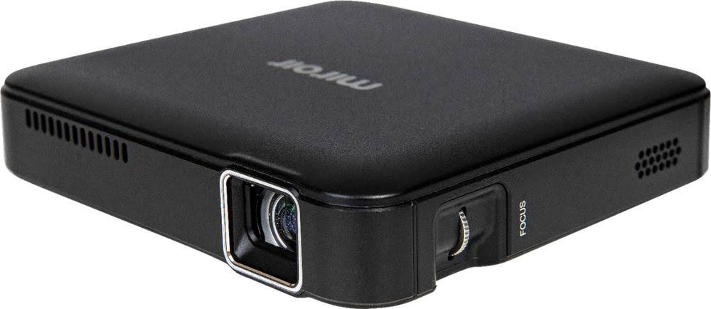 MIROIR - Micro Pro Projector M125 480p DLP LED Portable Projector - Black