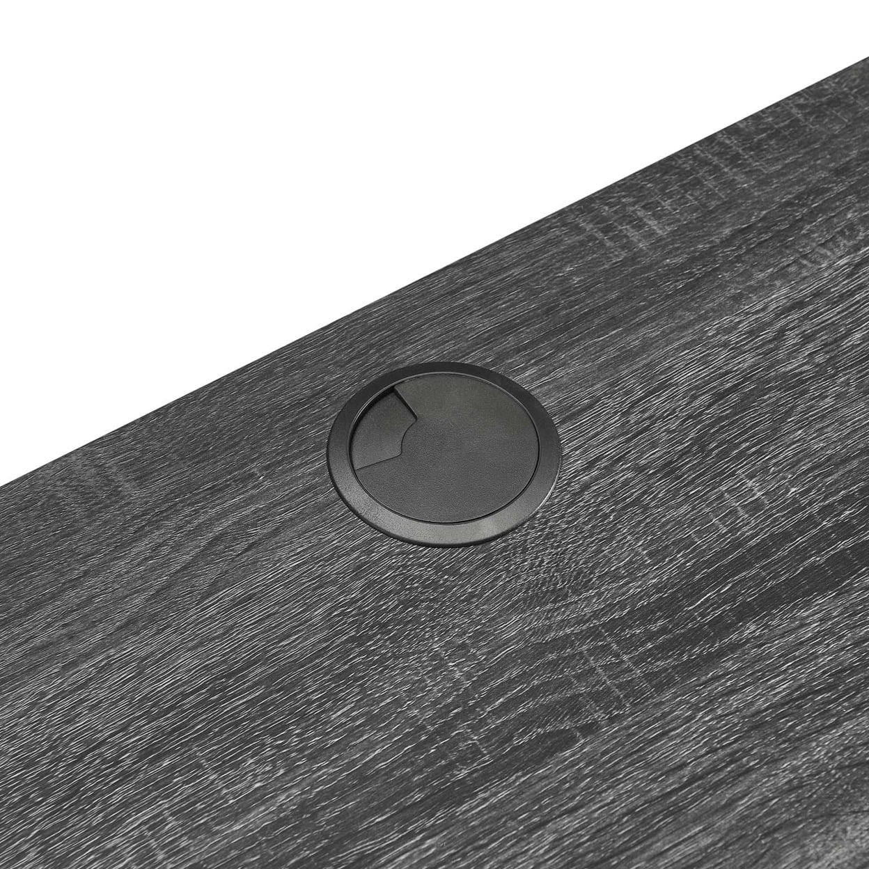 Render Wall Mount Wood Office Desk Charcoal