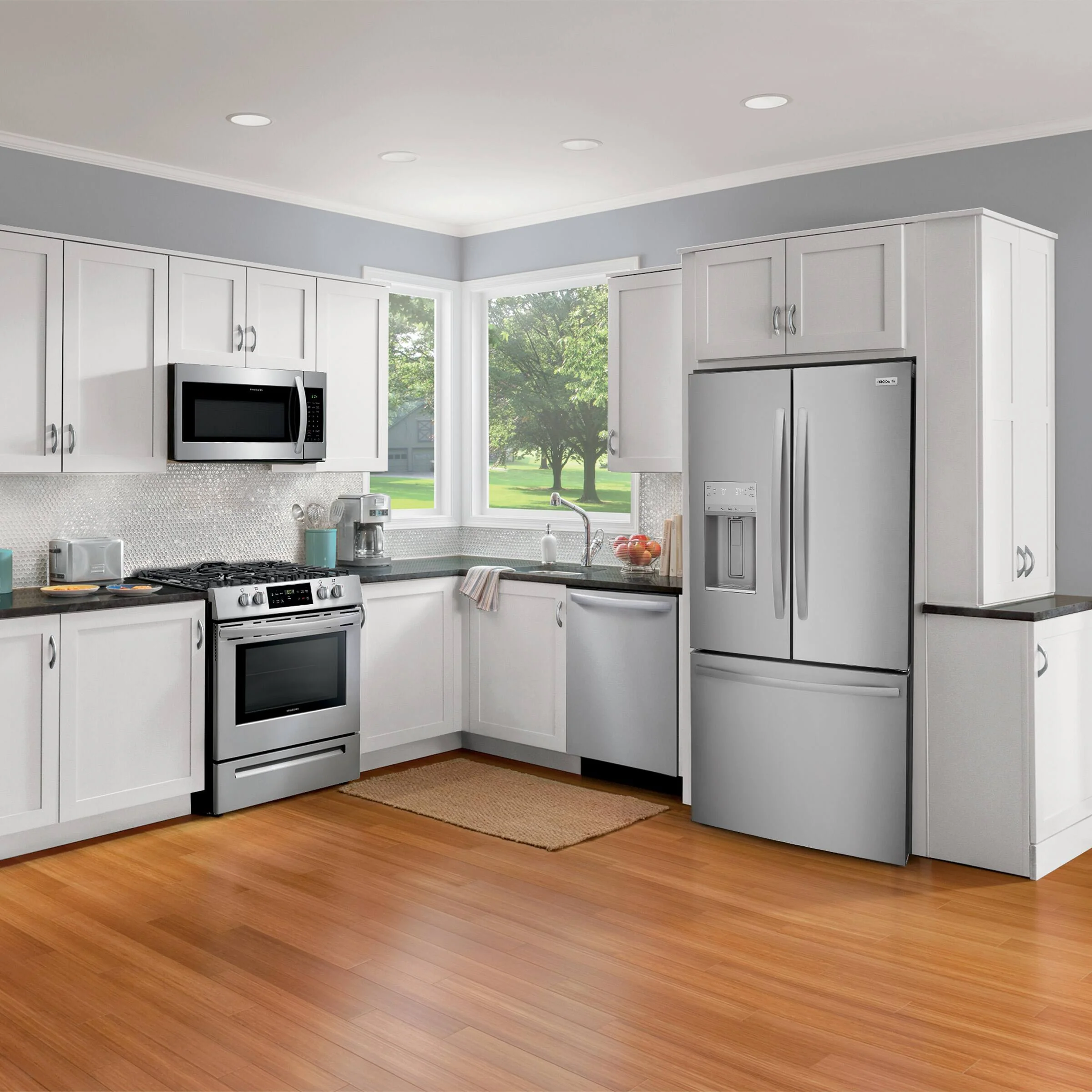 FRIGIDAIRE 36 IN. 22.6 CU FT. STAINLESS STEEL COUNTER-DEPTH FRENCH DOOR REFRIGERATOR - FRFC2323AS