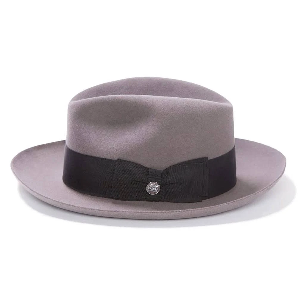 Stetson Temple Fur Felt Fedora Hat: Size: 7 3/4 Caribou