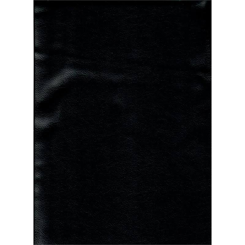Kodiak Furniture Full-Size Faux Leather Futon Mattress in Black