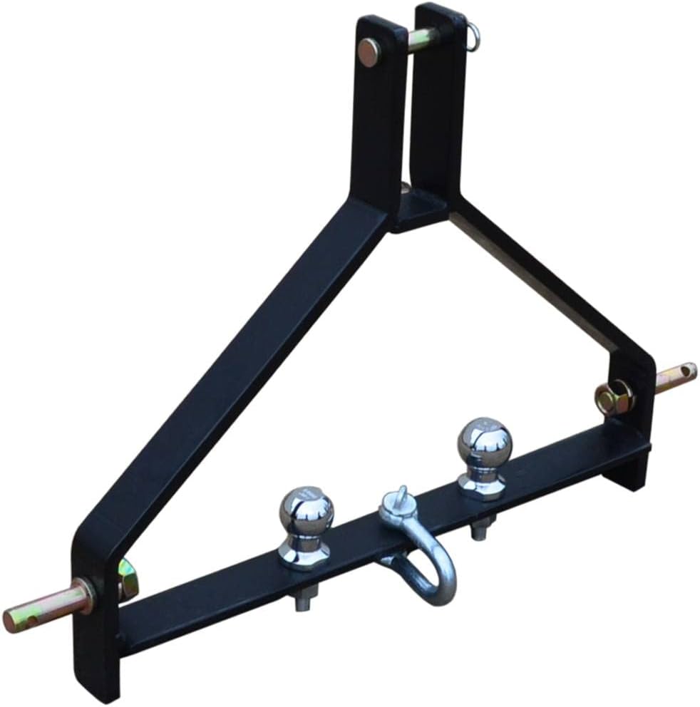 Titan Attachments Tractor Drawbar Trailer Hitch Cat 1, 3 Point Quick Hitch Compatible