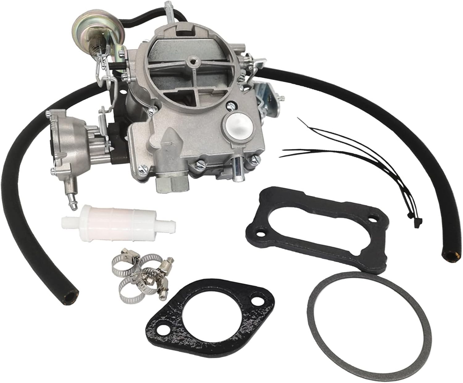 LicBund 2 Barrel 2GC Carburetor Compatible with Chevy 350/ 5.7L 1970-1980 400/ 6.6L 1970-1975 Small Block Engine OE 17054616 Includes Accessory Carb Kit