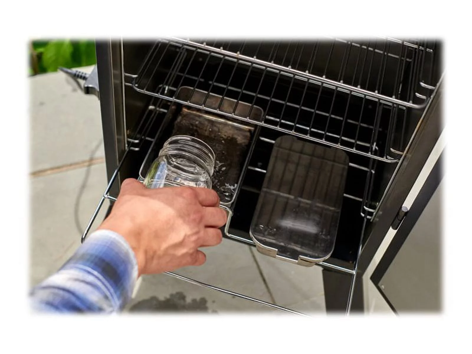 Cuisinart COS244 Vertical 36 Inch, 784 Sq Inch, 4 Racks Propane Smoker, Black