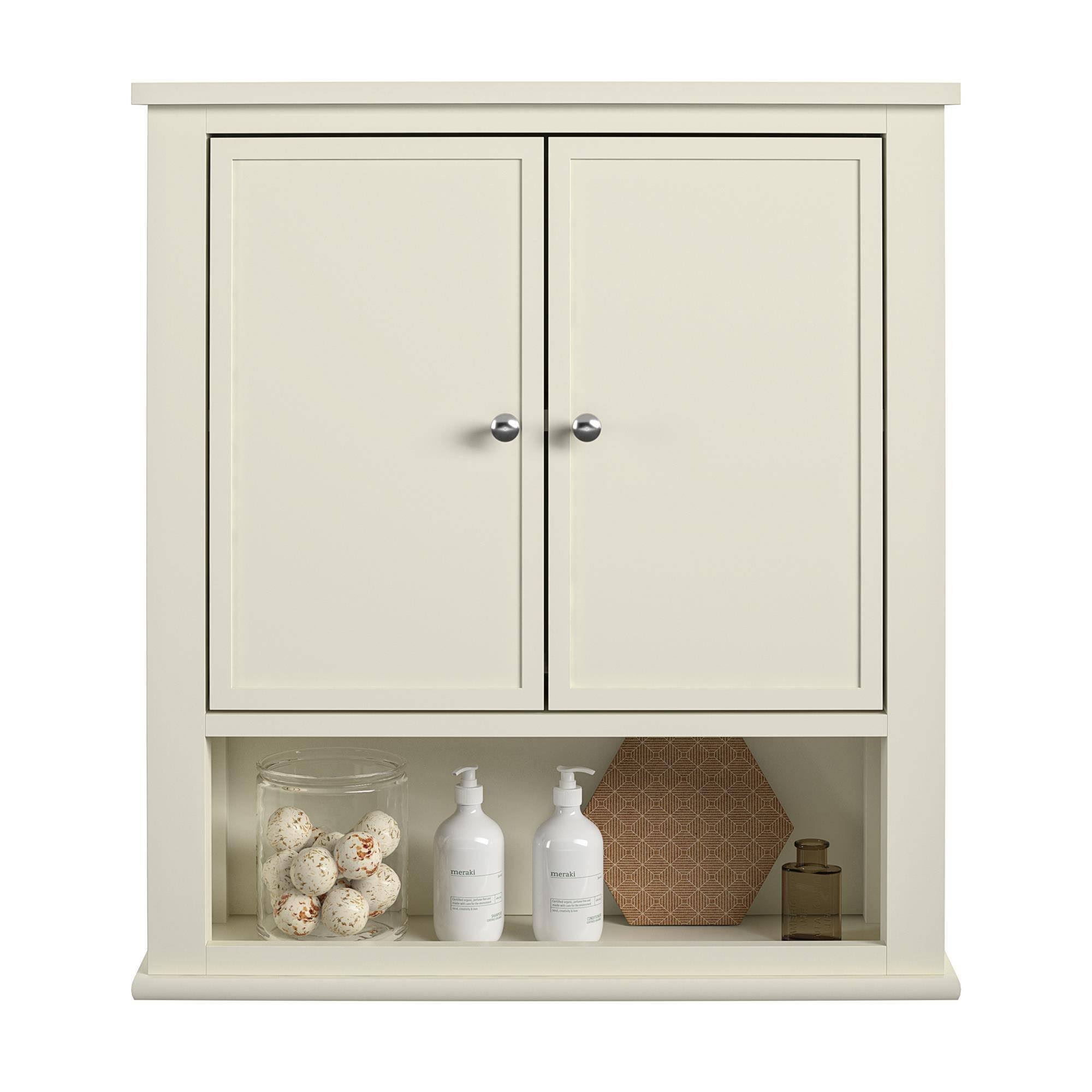 Ameriwood Franklin Wall Cabinet Soft White 80138316