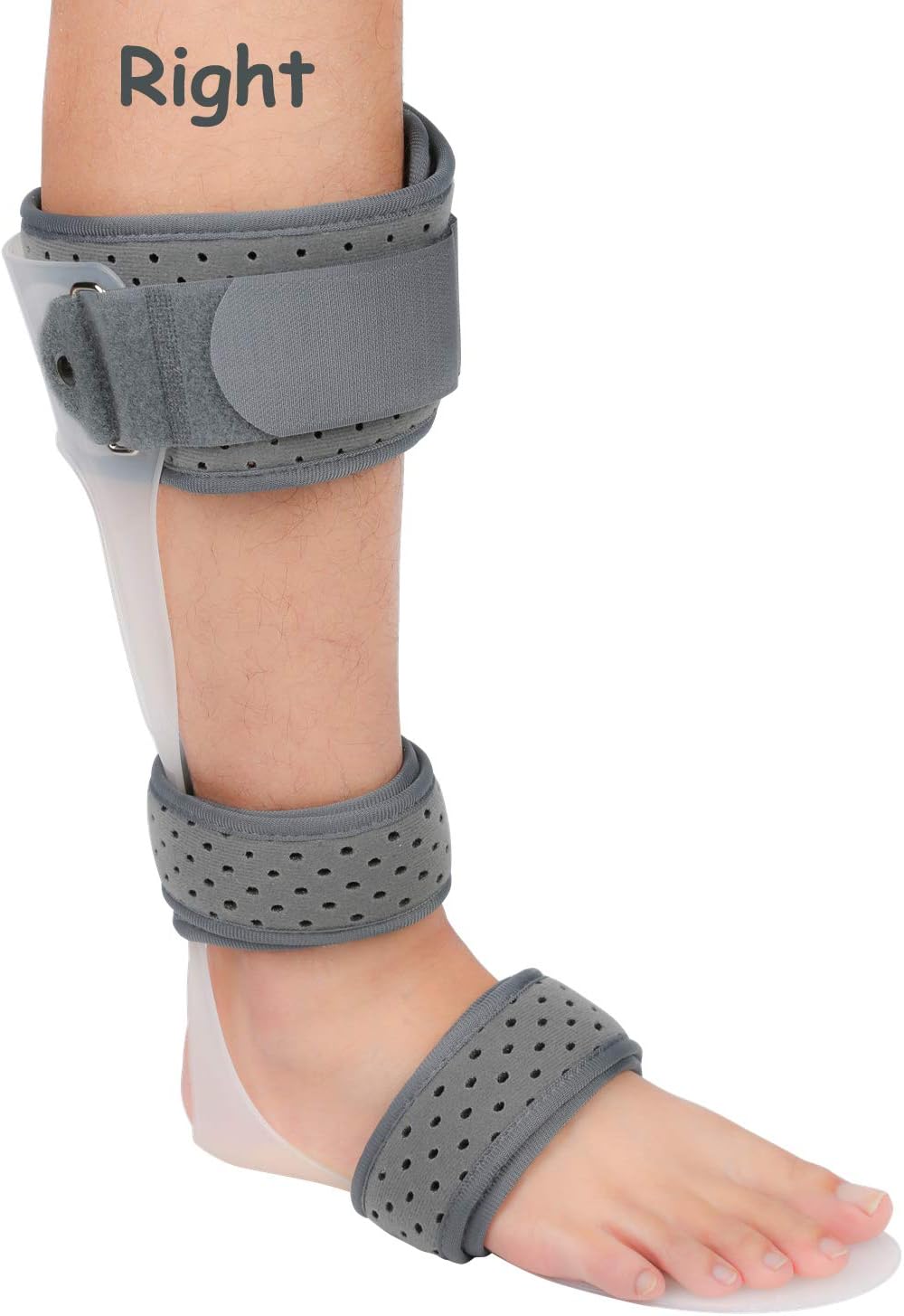 AFO Foot Drop Brace Medical Ankle Foot Orthosis Support Drop Foot Postural Correction Brace (Right/S) Pack of 2