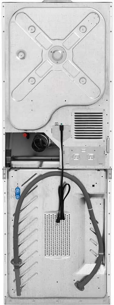 Frigidaire FFLE3900UW 27 Laundry Center with 3.9 cu. ft. Washer Capacity 5.5 cu. ft. Dry Capacity 10 Wash Cycles 6 Electric Dry Cycles in White