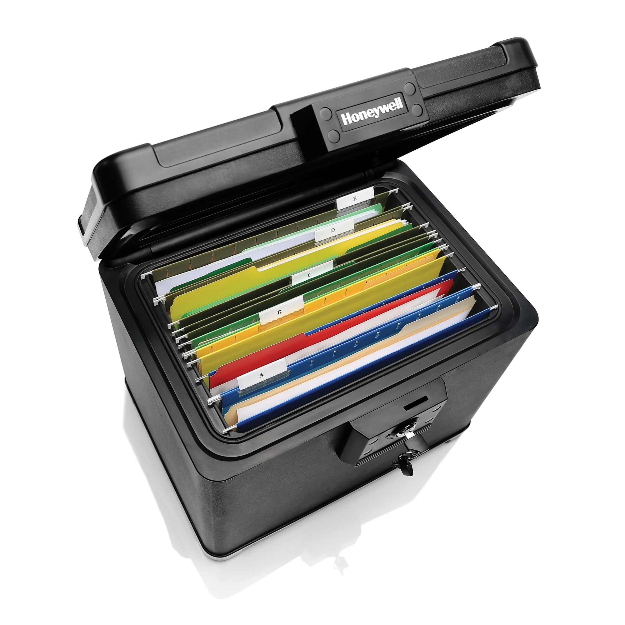 Honeywell Safes, Waterproof 30 Minute ETL Fire Letter Size File Key Locked Chest Safe, 1506