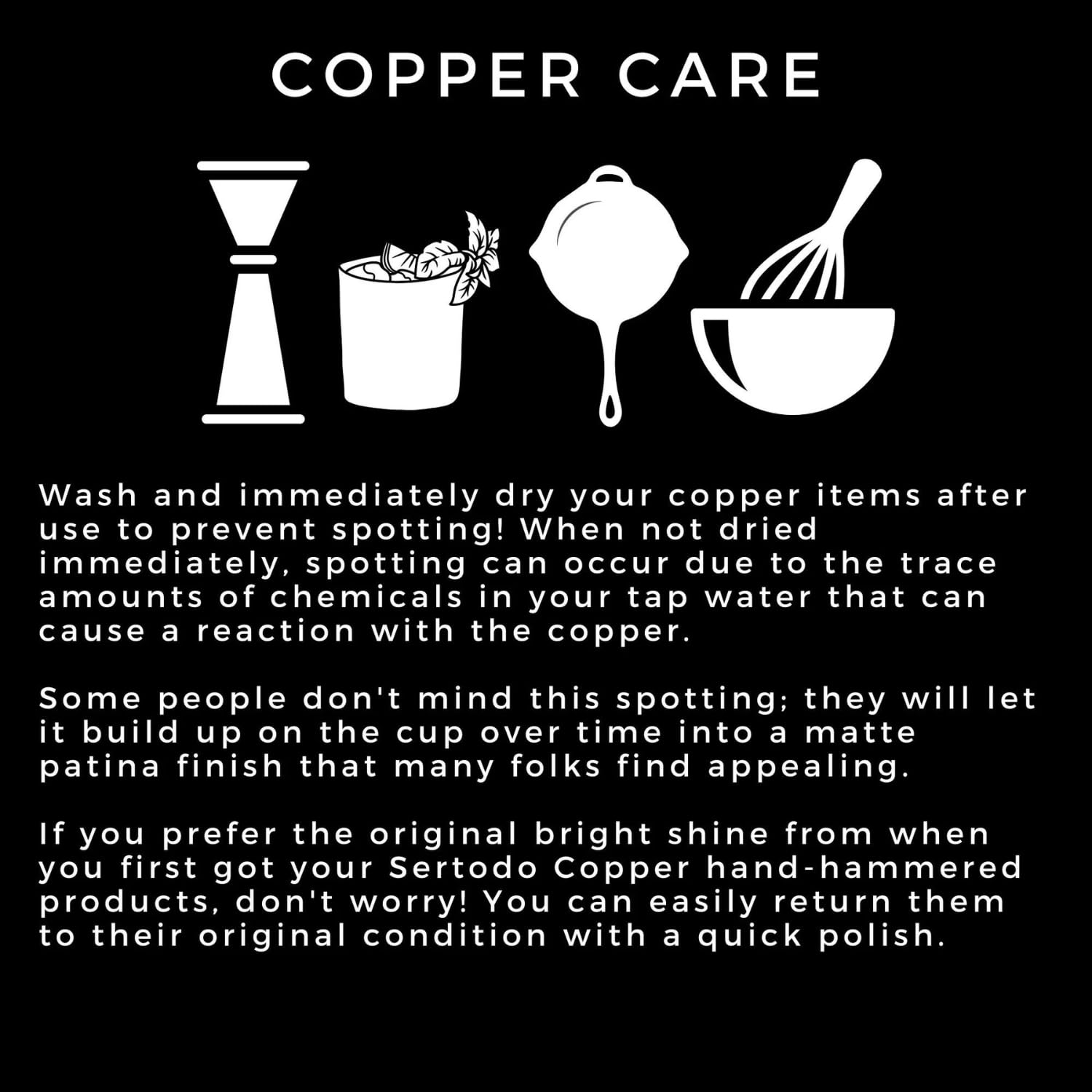 Sertodo Copper Water Filter System, Hand Hammered 100% Pure Copper, 2 Gallon Dispenser Capacity & 2 Gallon Purification Tank Capacity with Stainless Steel Spigot - Filters & Stand Sold Separately