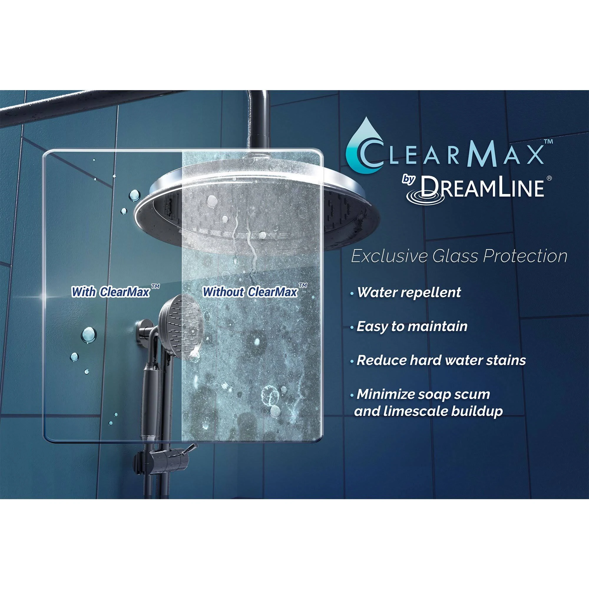 DreamLine SHEN-2330300-04 Unidoor Lux Hinged Shower Enclosure Brushed Nickel