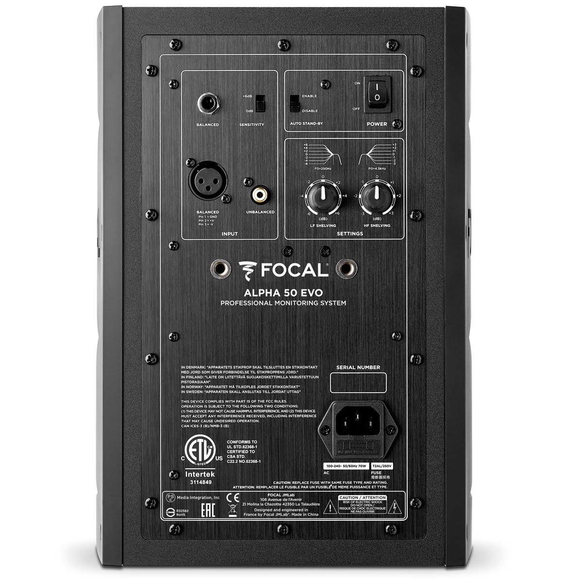 Focal Alpha 50 Evo 5 inch Powered Studio Monitor