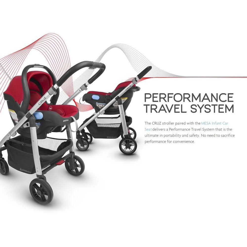 UPPAbaby Cruz Stroller Mesa Car Seat Bundle Jake Black