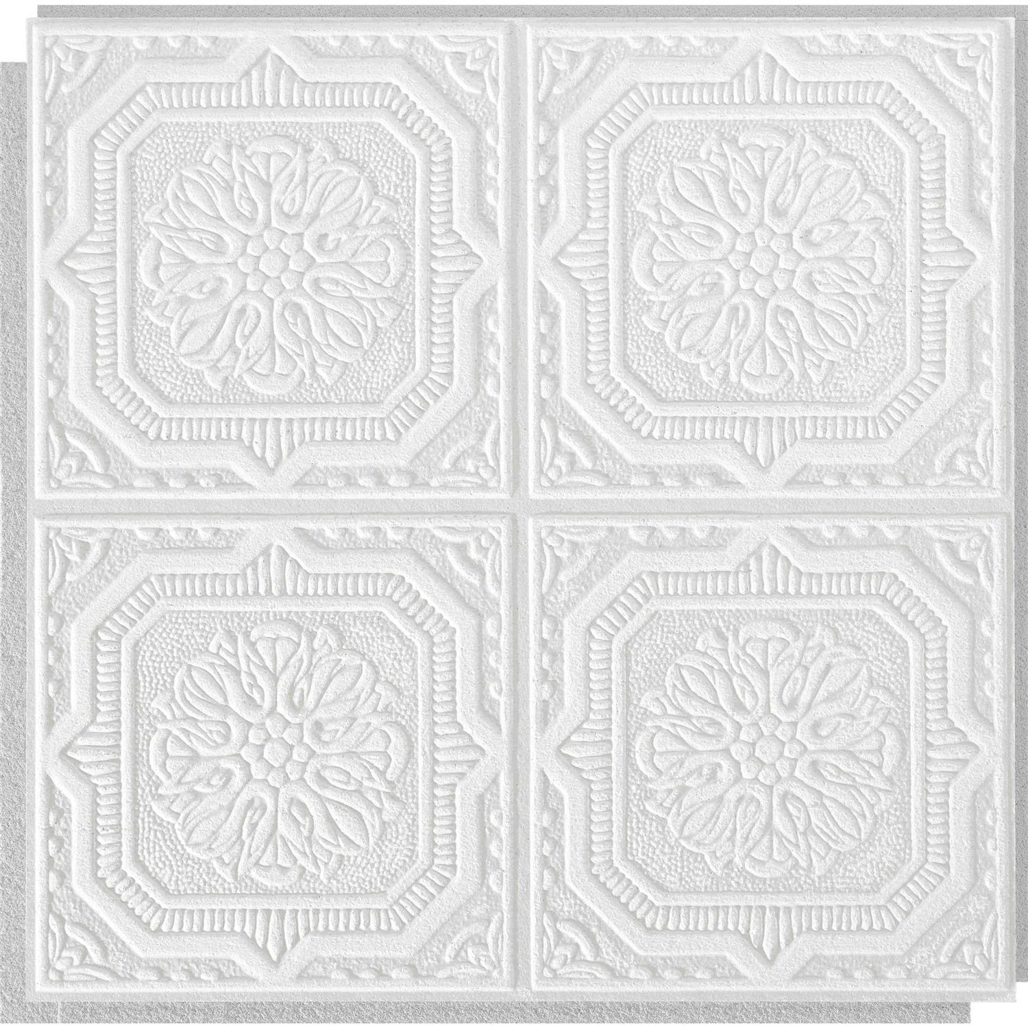 Armstrong Ceilings Wellington 1 ft. x 1 ft. Clip Up or Glue Up Fiberboard Ceiling Tile