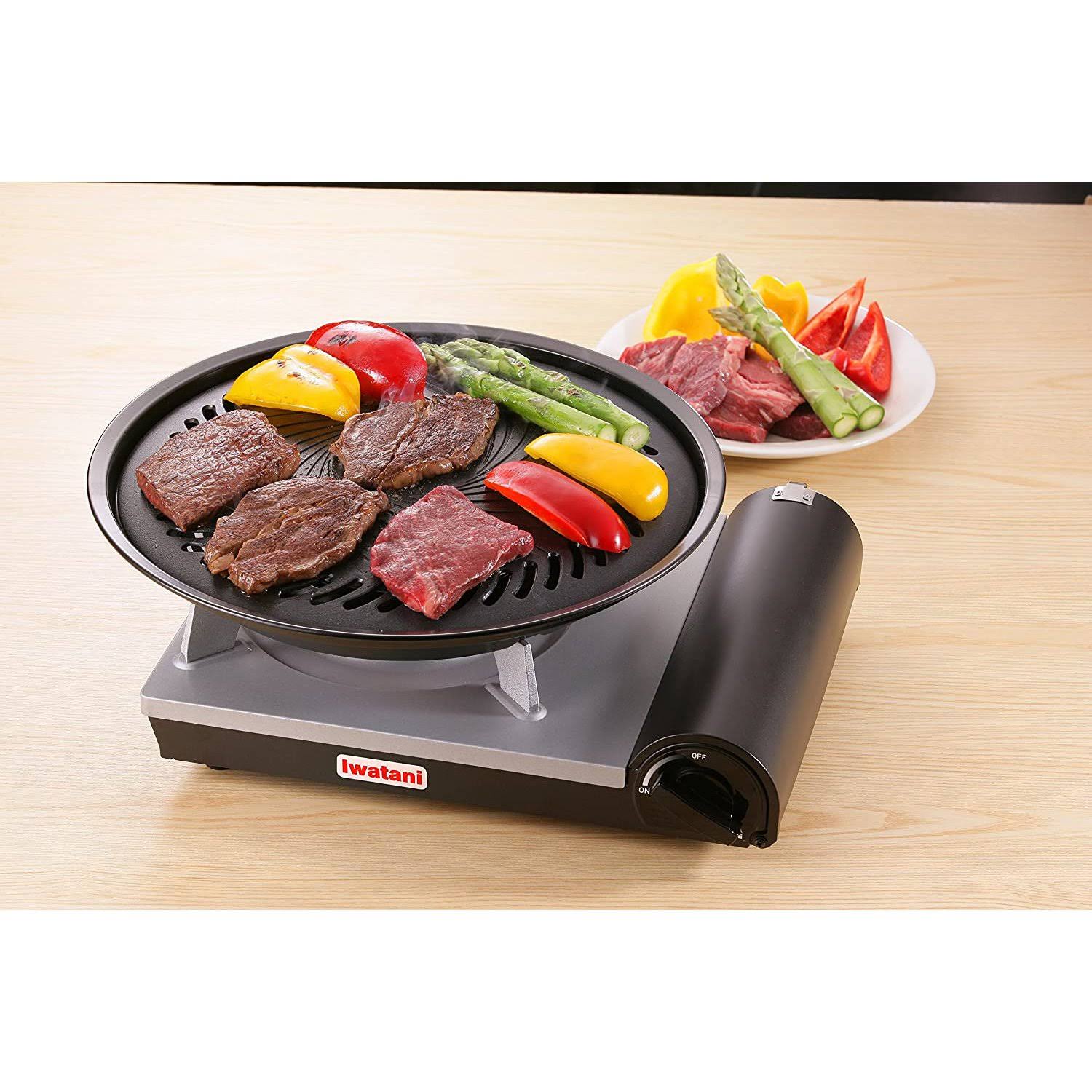 Iwatani EPR-A Cassette Feu-EcoPremium Portable Butane Stove Cooktop, Black