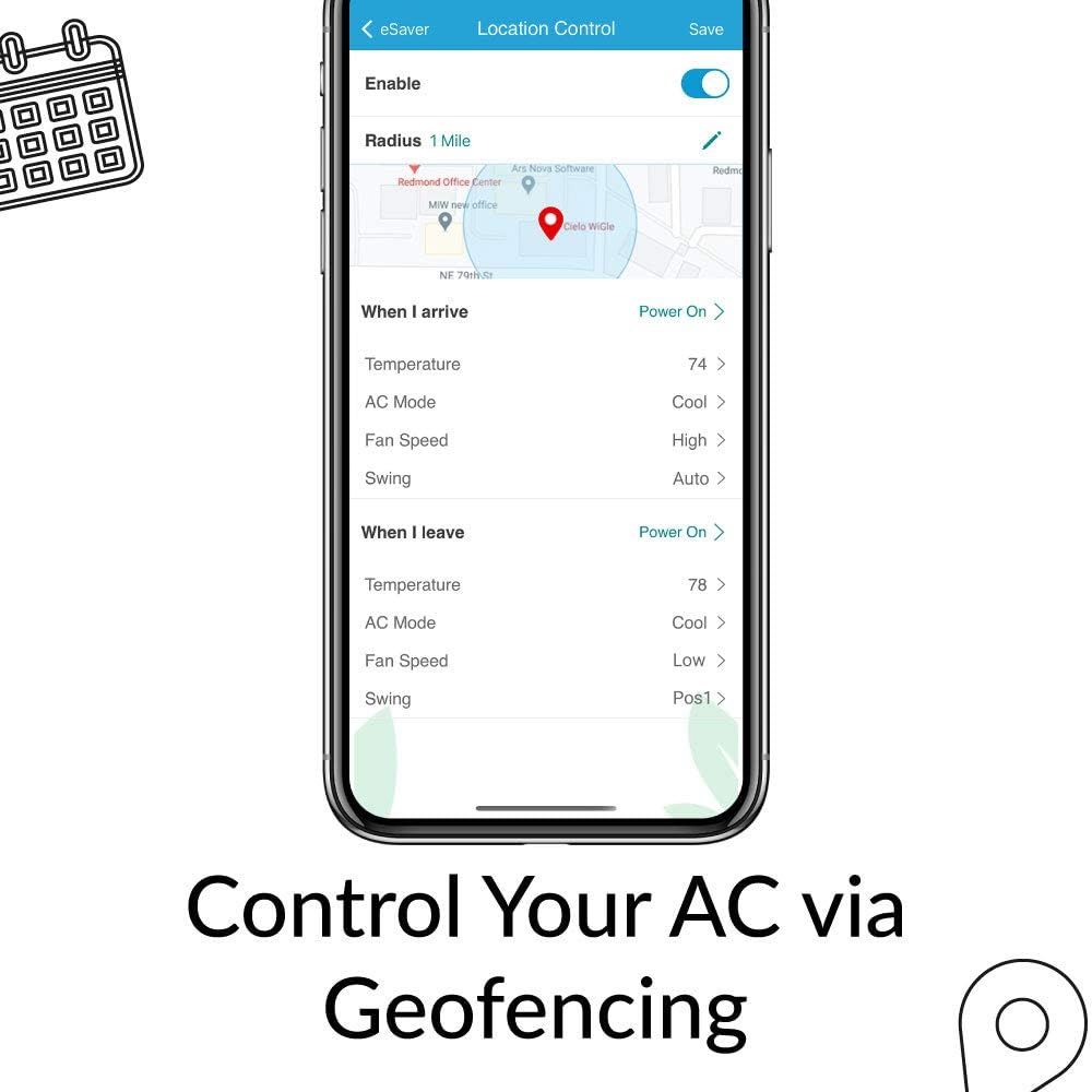 Breez Plus | Smart Air Conditioner Controller | WiFi Thermostat for Mini-Split, Window, Portable ACS | Alexa, Google, Siri Shortcuts, SmartThings, IFTTT | Free App | Inbuilt Temp/Humidity Sensors