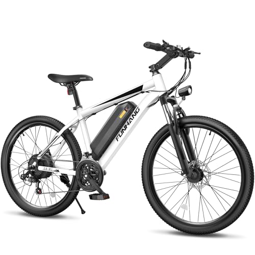 Electric Bike for Adults, Peak 1000W Ebike, 50Miles 21.7MPH Adult Electric Bicycles, 26" Electric Mountain Bike 48V 374.4WH Battery, Commuter E Bike with Adjustable Stem, Fenders, 21 Speed