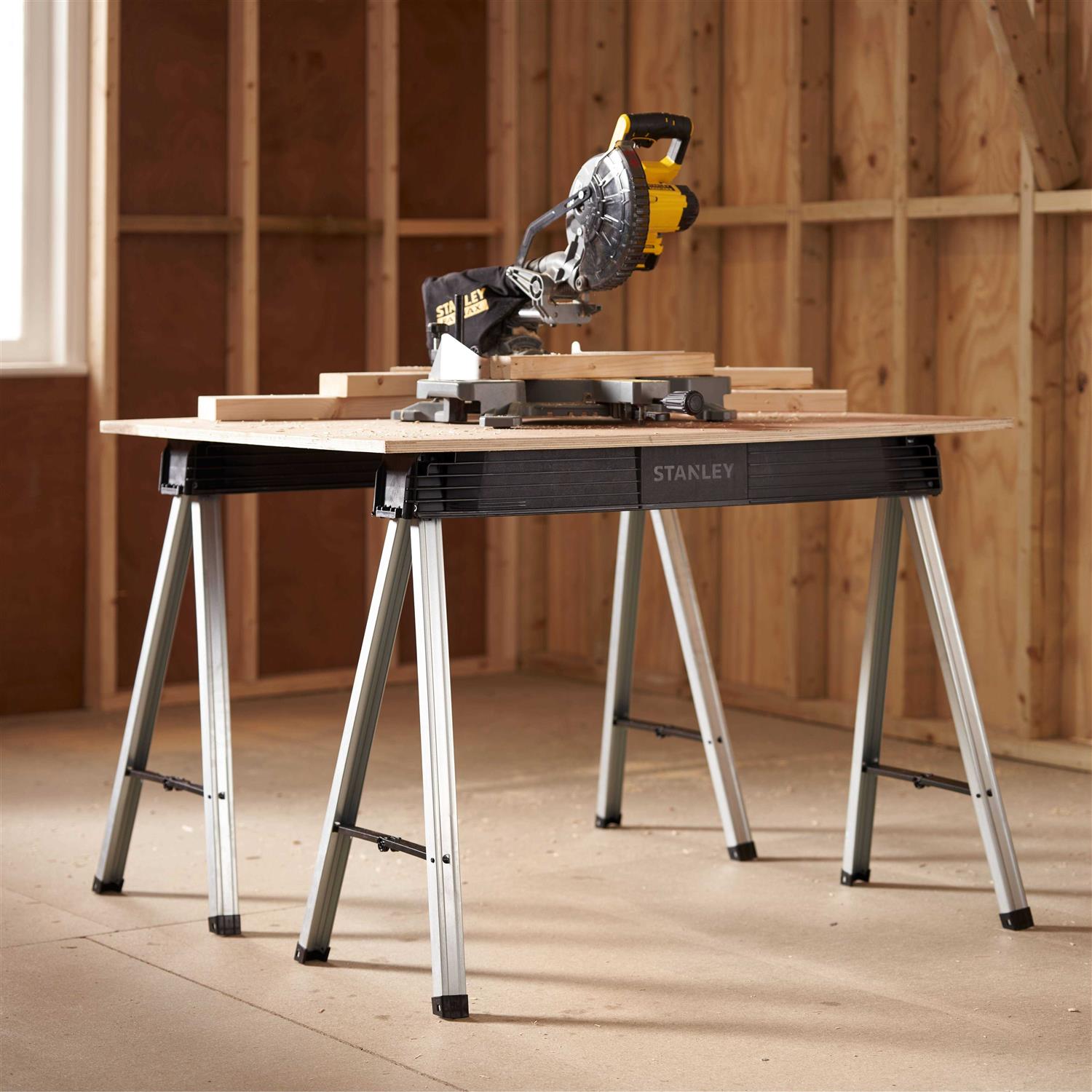Stanley Folding Metal Leg Saw Horse - Shop Hardware Tools Online Store