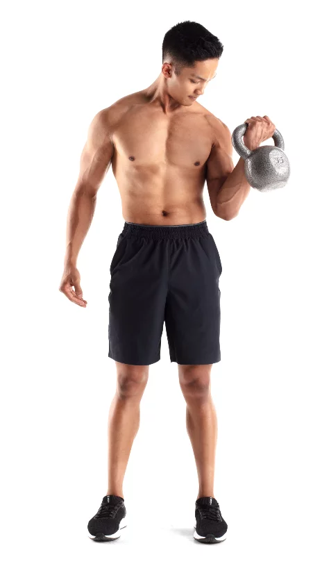 Weider, 30lb Cast Iron Hammertone Finish Kettlebell, Single