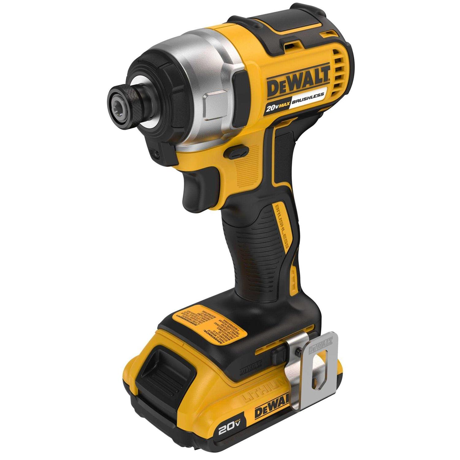 DEWALT 20V MAX Brushless 1/4 in. Hex Cordless Impact Driver Kit - Shop Hardware Tools Online Store