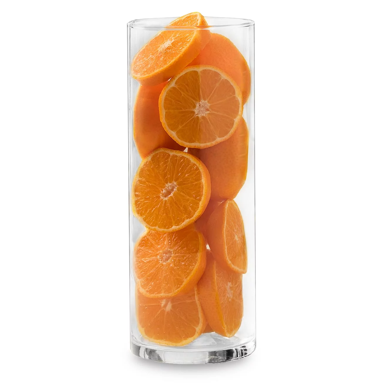 Libbey Cylinder Vases, 8.75-inch Tall, Set of 12 - Curated Treasures Market