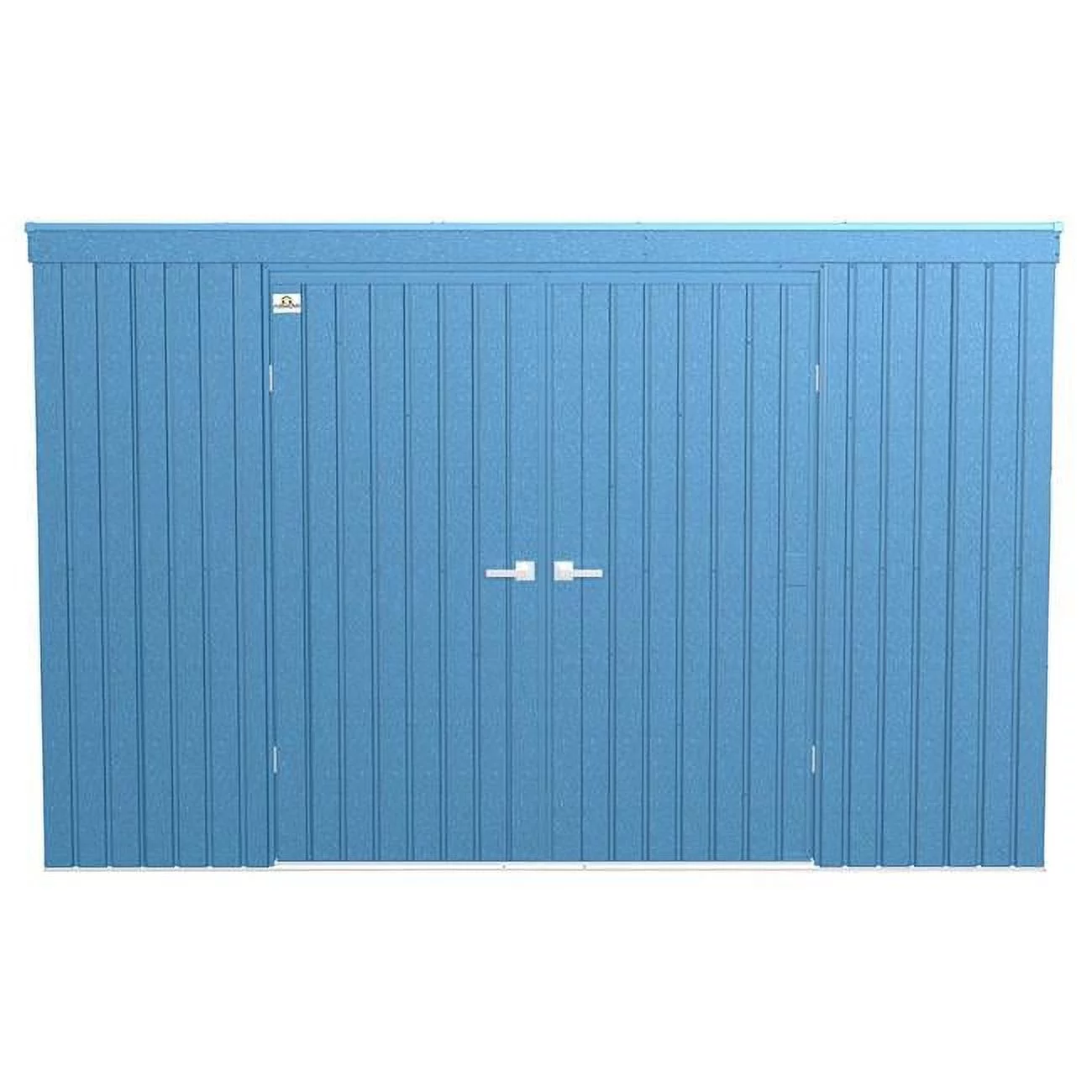 Arrow EP104BG 10 x 4 ft. Elite Steel Storage Shed, Blue & Gray - Curated Treasures Market