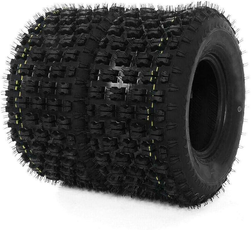 AutoForever Set of 2 20x10-10 Turf Tires Lawn Mower Garden 4PR 20X10x10 Tubeless Tires