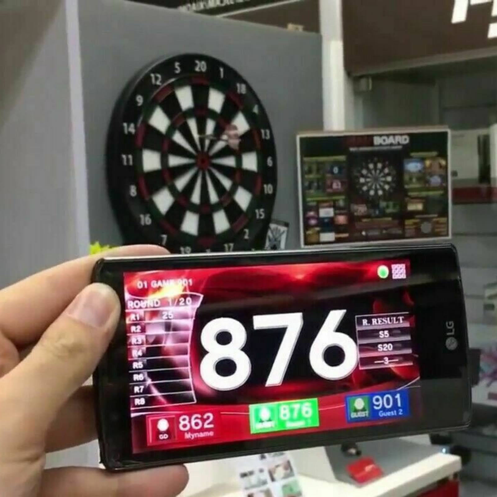 Gran Board Dash Bluetooth Electronic Dartboard - Blue