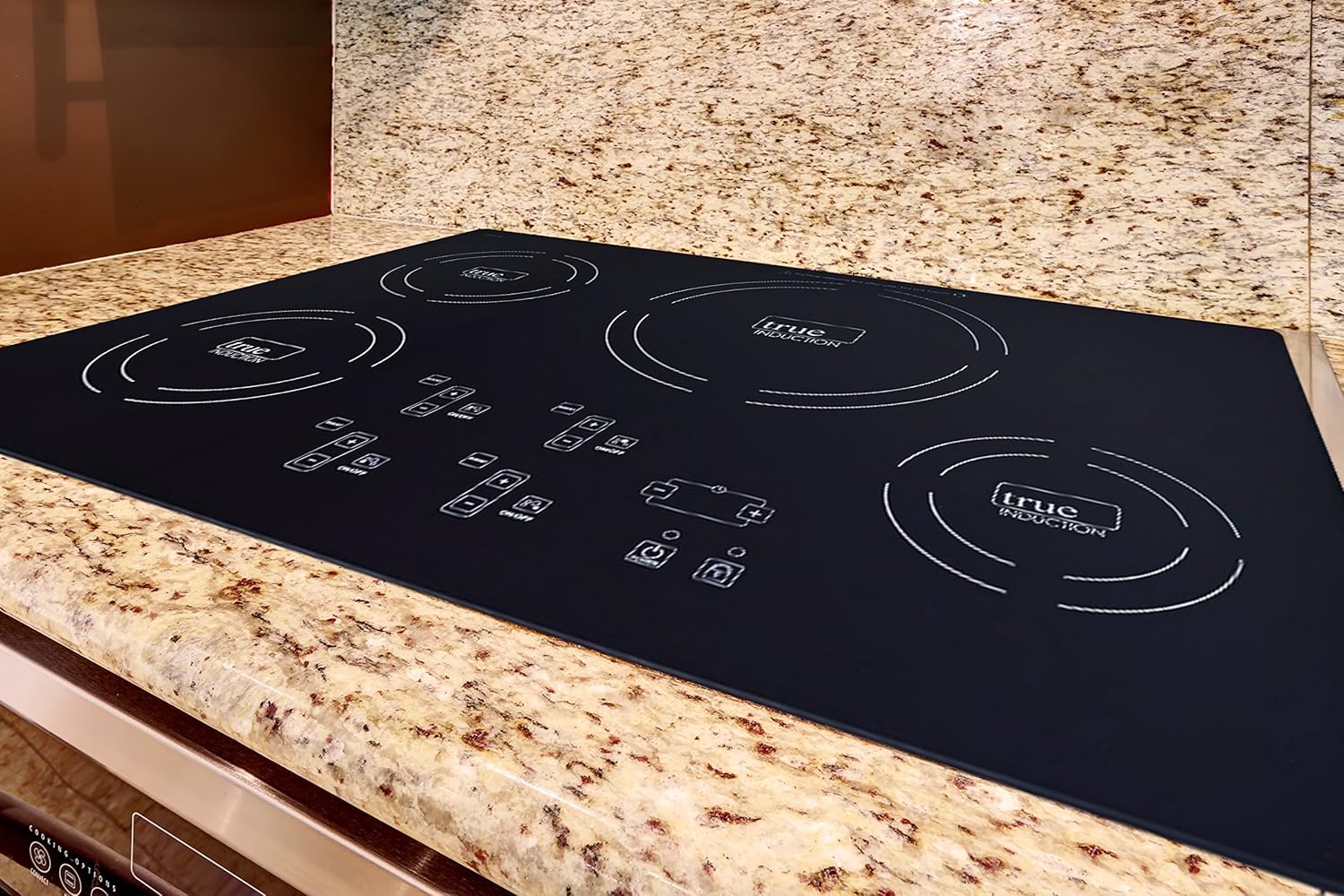 TI4B 4 Burner Cooktop, Black
