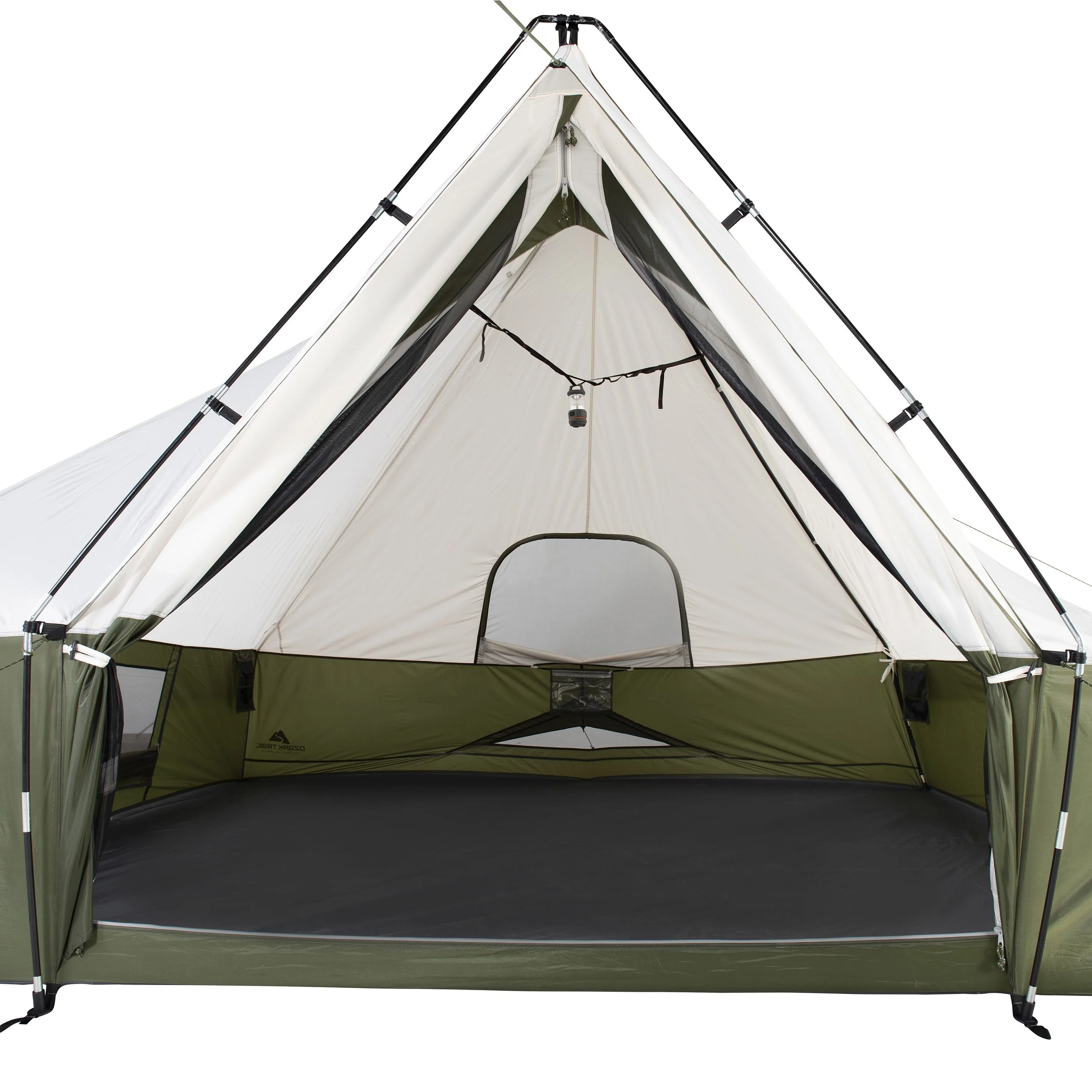 Ozark Trail Hazel Creek 8 Person Lodge Camping Tent with Covered Entrance