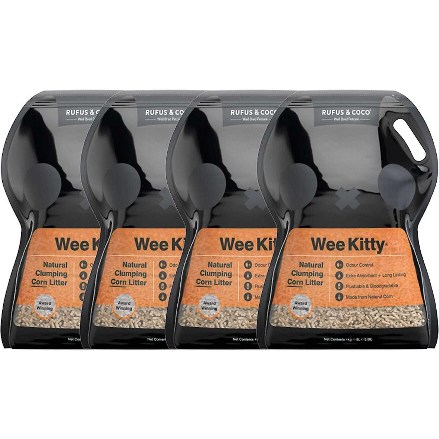 Rufus &amp; Coco Wee Kitty Clumping Corn Cat Litter - Pet Supplies online store