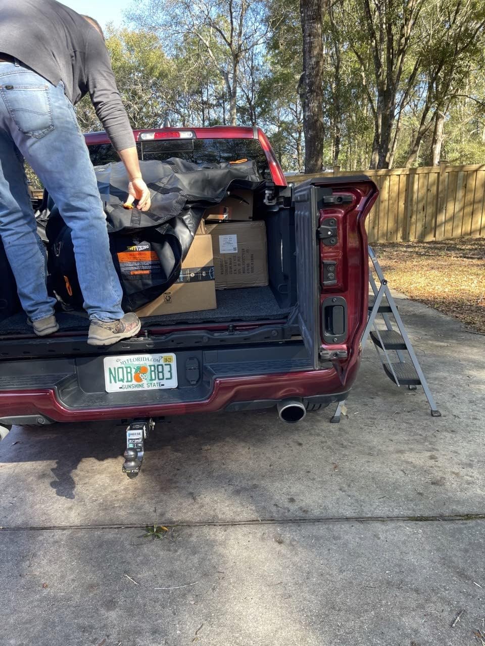 Tuff Viking Cargo Nets Waterproof Heavy Duty Truck Bed Cargo Net ( 6.75' x 8')