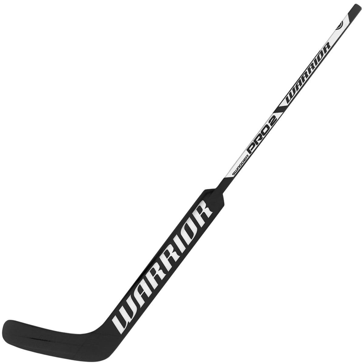 Warrior Swagger Pro 2 Senior Goalie Stick in Black/White Size 27.5in